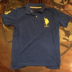 Royal blue #3 U.S. Pollo Assn. polo size medium